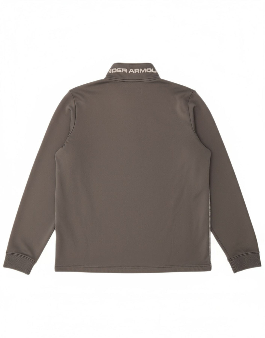 UNDER ARMOUR Mens Cold Gear Moletom Jumper Médio Cinza Colourblock