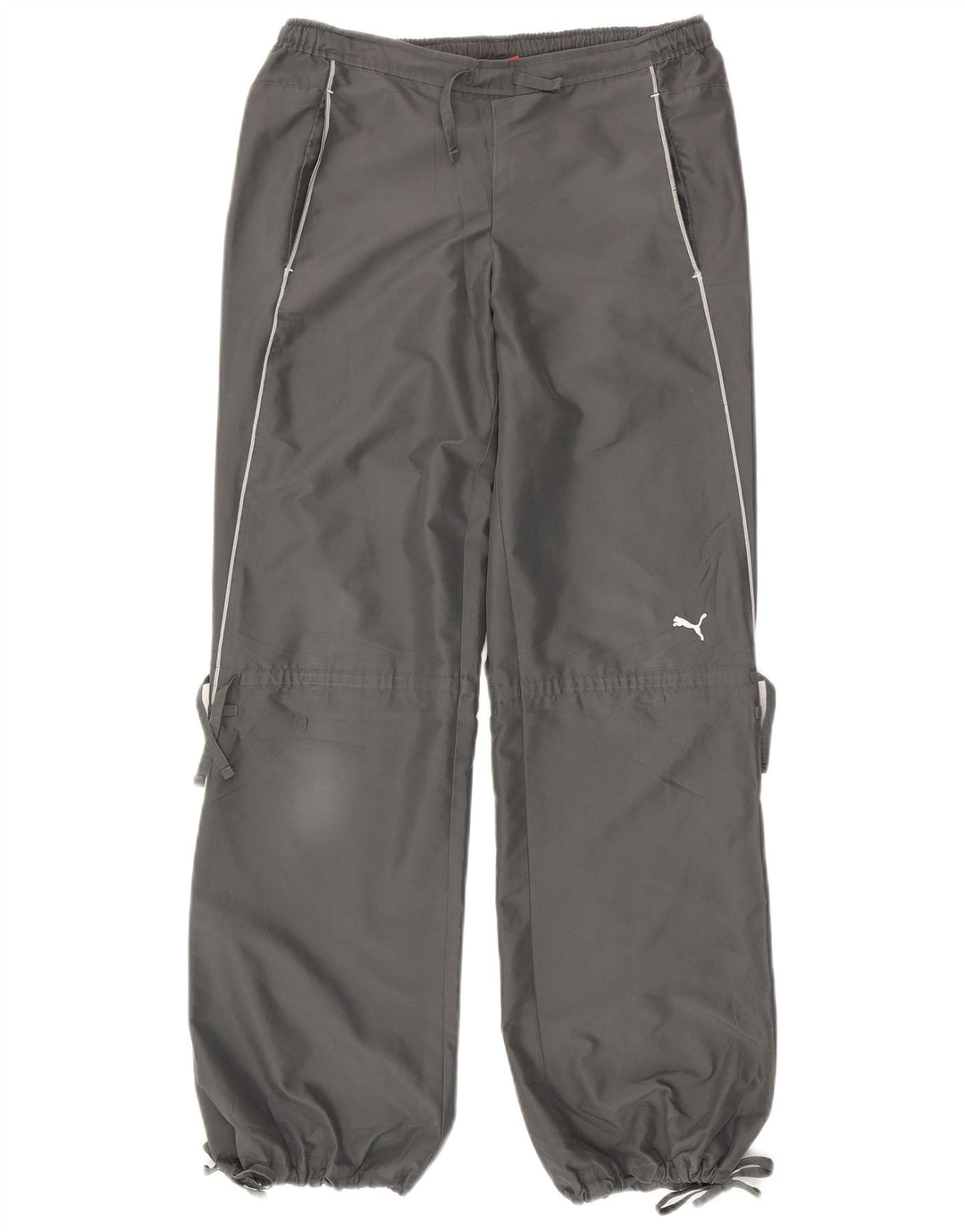 Calça de treino feminina Puma Joggers UK 10 pequeno poliéster cinza