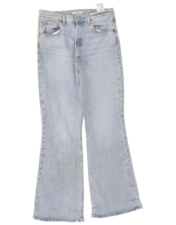 Jeans feminino Levi's Ribcage Flared W31 L32 Azul Algodão