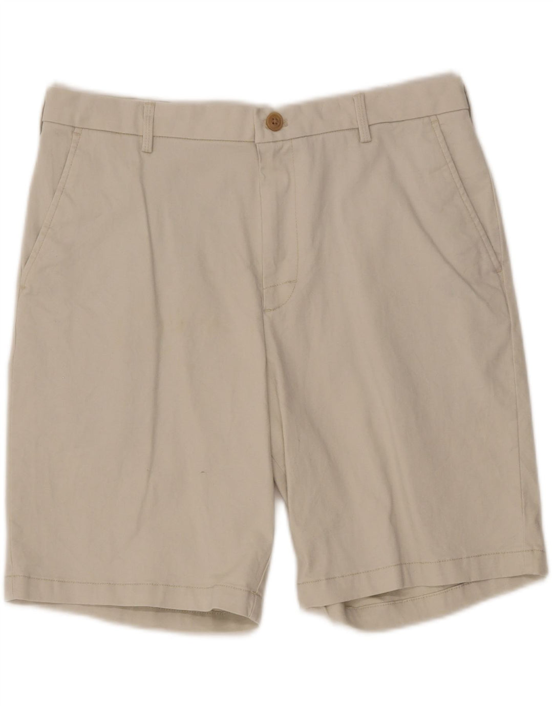 IZOD Mens Salt Water Chino Shorts W34 Large  Grey Cotton Vintage Izod and Second-Hand Izod from Messina Hembry 