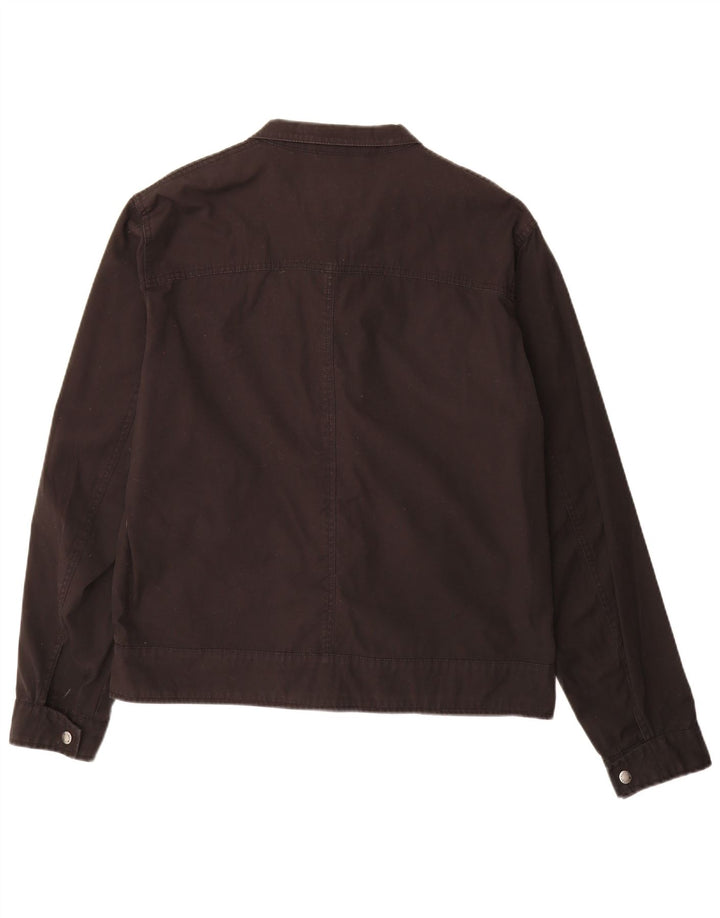 Jaqueta utilitária masculina Mustang UK 40 grande algodão marrom