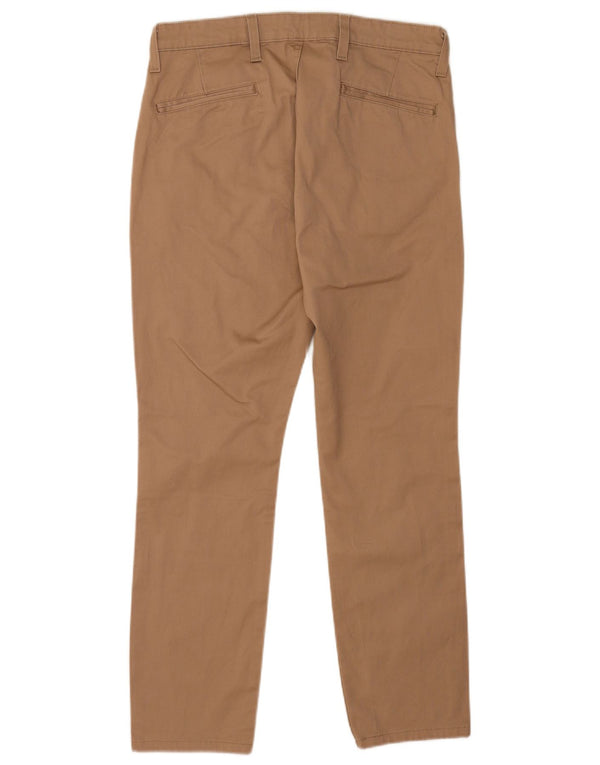 Calça jeans reta masculina Denizen Levi's W32 L30 algodão bege