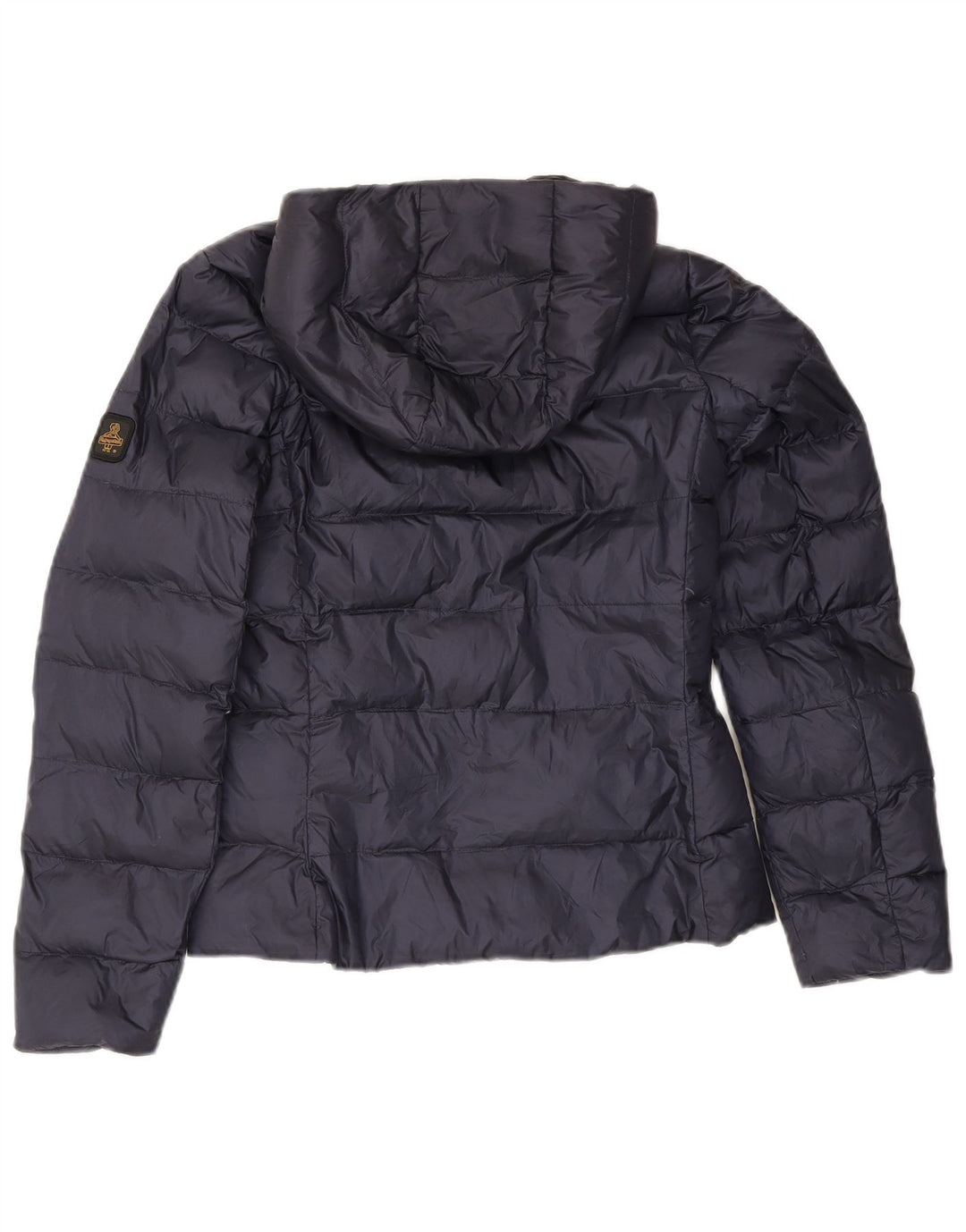 Jaqueta feminina acolchoada com capuz Refrigiwear IT 40 pequena azul marinho