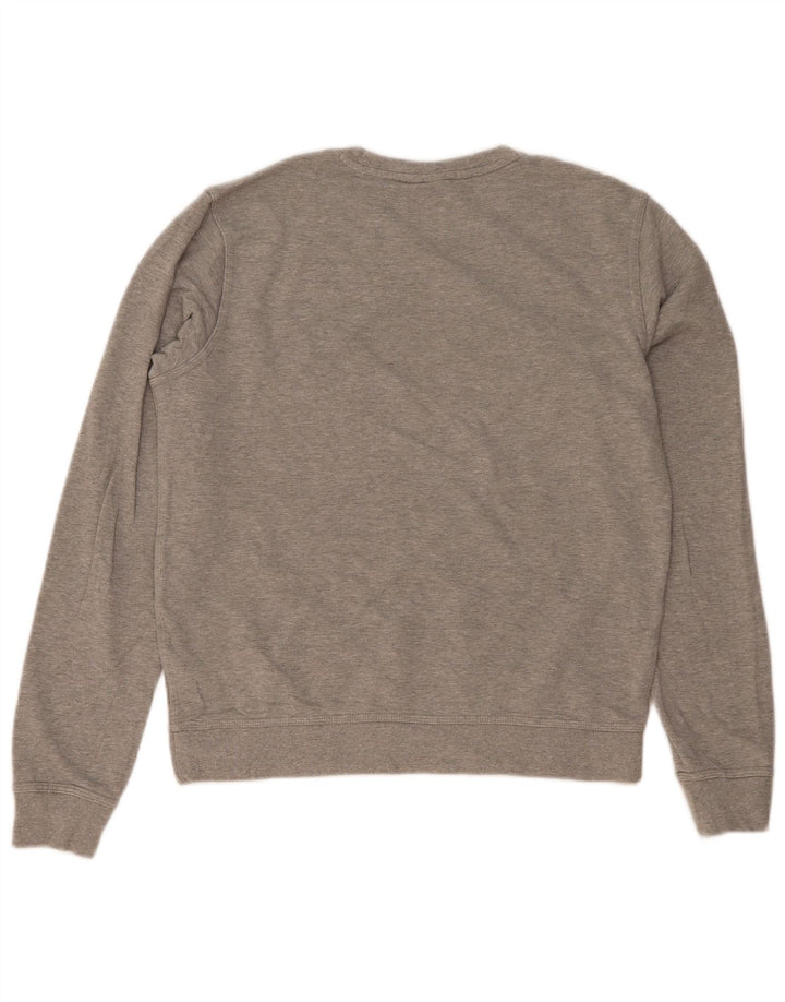 Moletom masculino Nike Jumper cinza médio algodão manchado