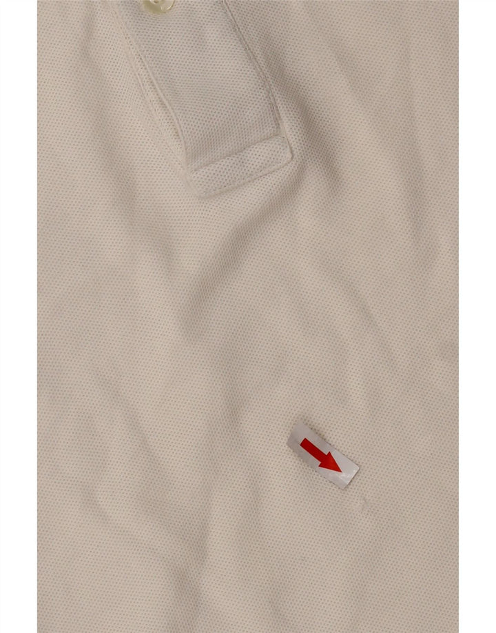 Camisa polo masculina Fila IT 50 médio algodão branco
