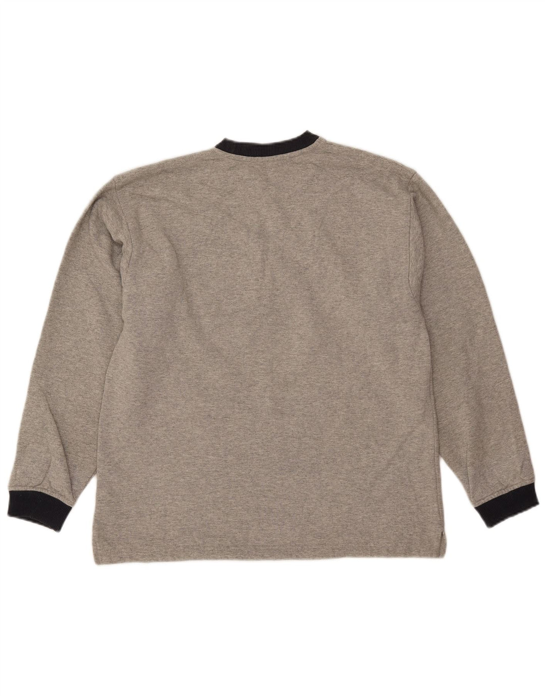Moletom masculino Fila Graphic Jumper IT 48 algodão manchado cinza médio