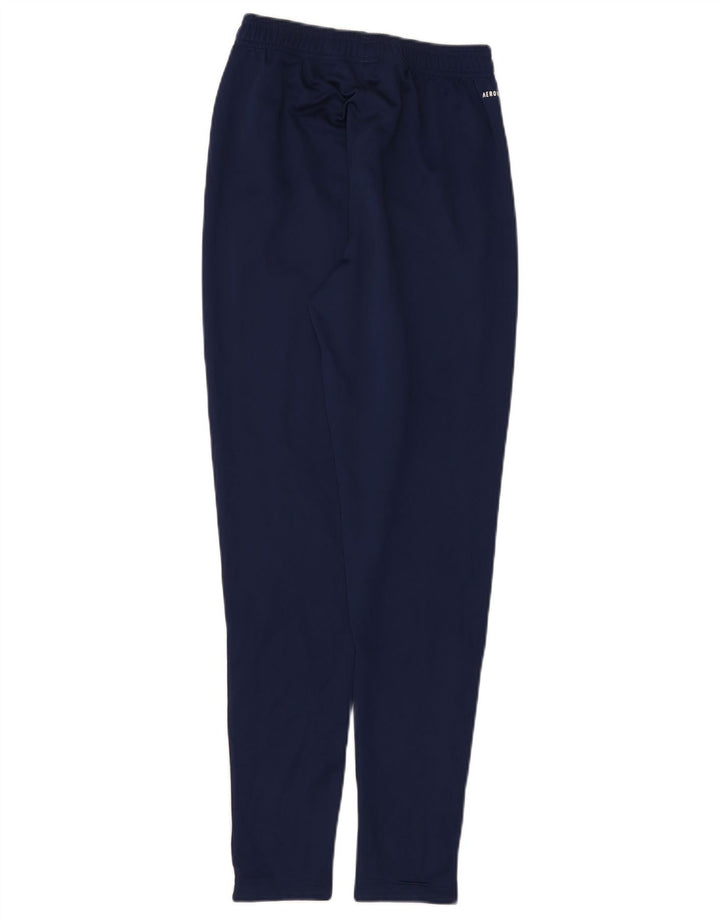 Calça de treino Adidas Aeroready masculina pequena azul marinho poliéster