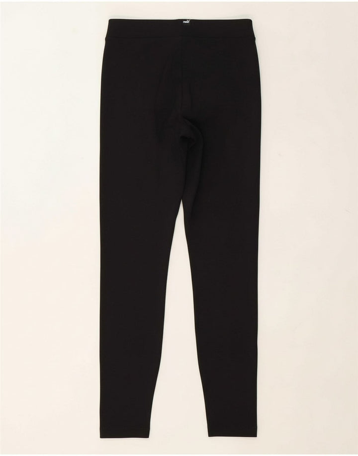 Leggings estampadas PUMA para meninas 11-12 anos algodão preto