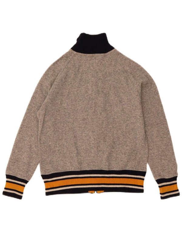 Suéter Converse Masculino Graphic Cardigan Pequeno Colorblock Cinza