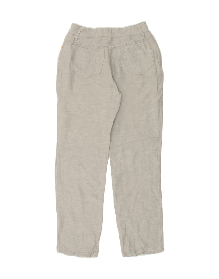 ROCCOBAROCCO Womens Straight Casual Trousers W30 L29  Grey Cotton Vintage Roccobarocco and Second-Hand Roccobarocco from Messina Hembry 