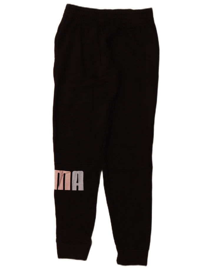 PUMA Girls Graphic Calças de treino joggers 15-16 anos XL preto