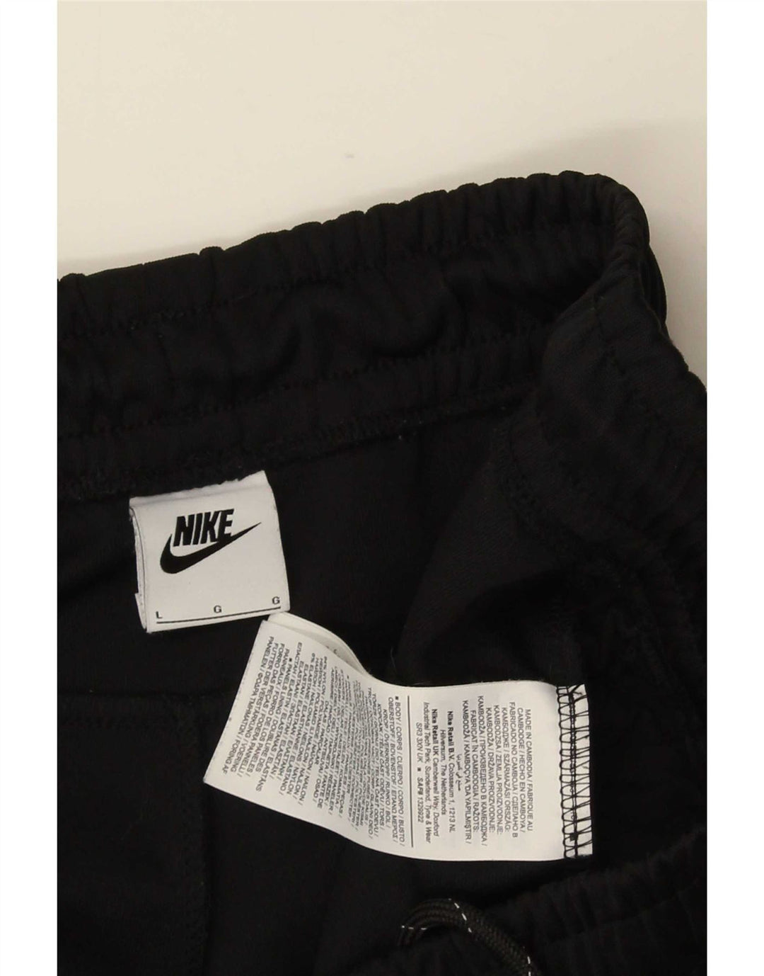 Calça esportiva masculina Nike Graphic Joggers grande bloco colorido preto