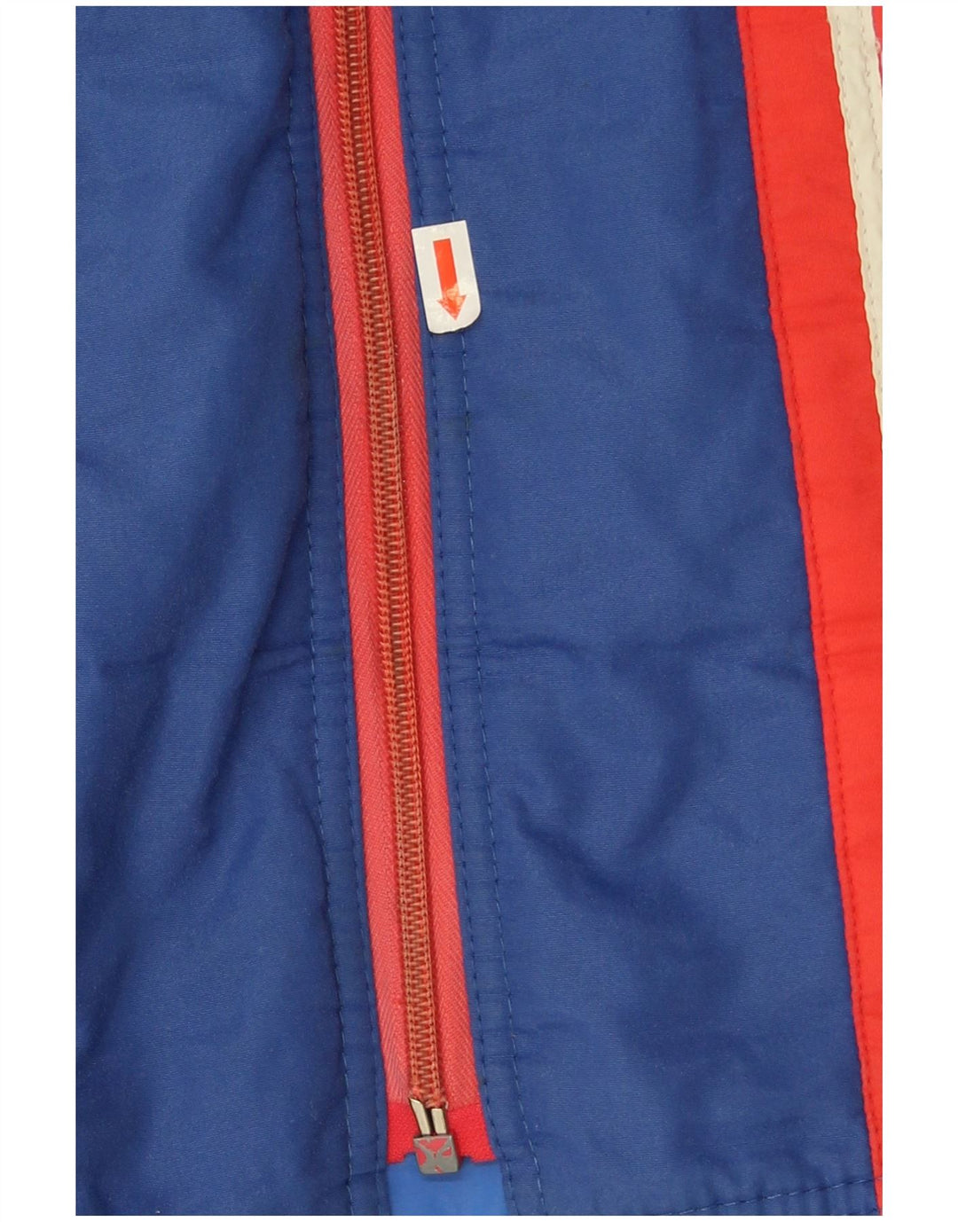 Jaqueta corta-vento masculina Impidimpi UK 36 poliamida listrada azul pequena