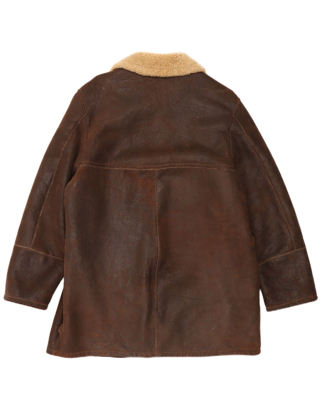 Jaqueta masculina Pirbos Shearling IT 58 4XL marrom shearling