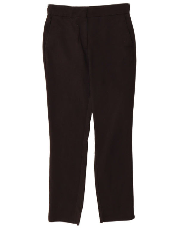 Zara Calça Chino Feminina Slim XS W26 L27 Algodão Preto