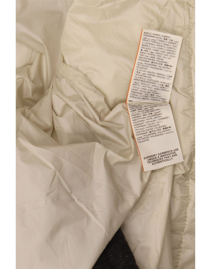 Jaqueta acolchoada com capuz feminina Superdry UK 18 XL Multicolorido Colourblock