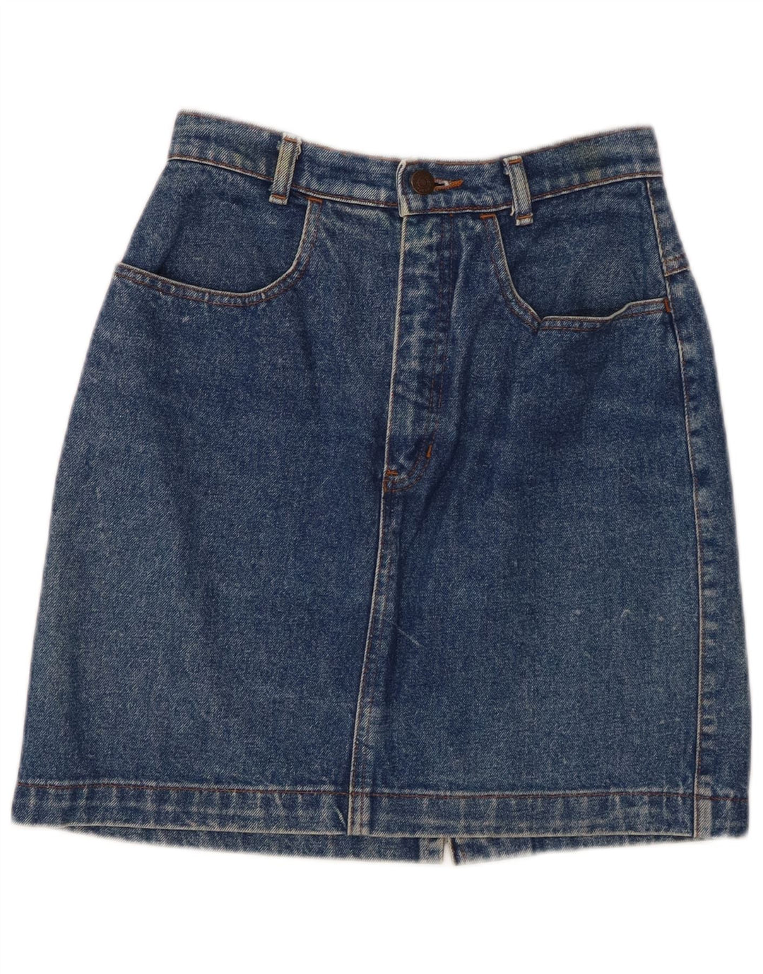 Saia jeans feminina Gap 7-8 anos W24 algodão azul