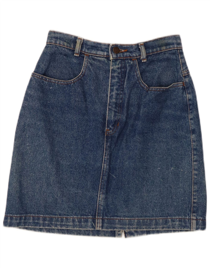 Saia jeans feminina Gap 7-8 anos W24 algodão azul