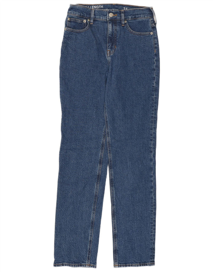 J. CREW Jeans retos femininos W25 L30 azul