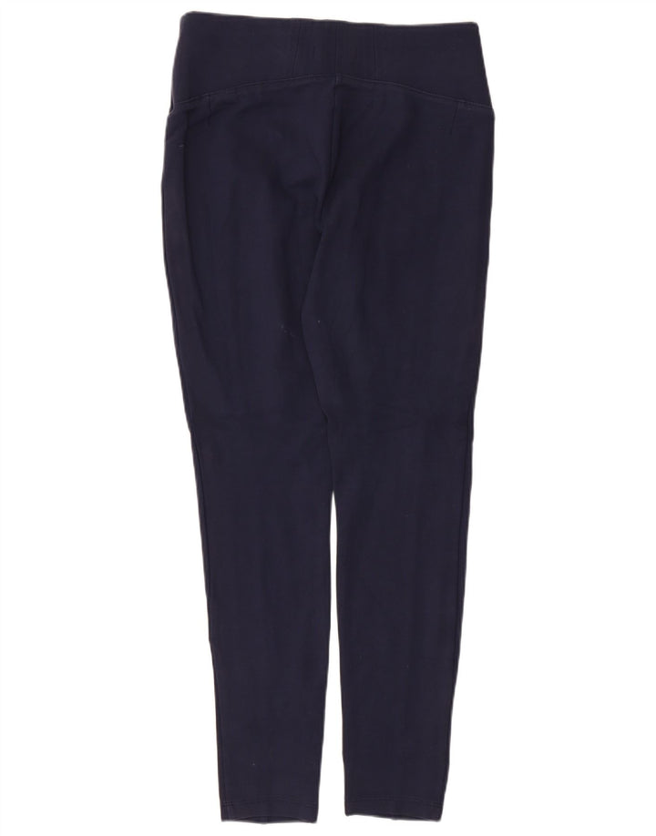 Leggings femininas Marks & Spencer Reino Unido 14 viscose azul marinho médio
