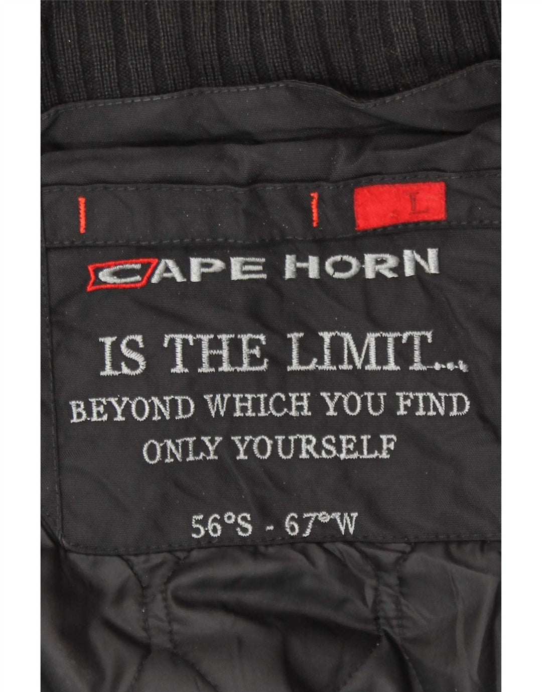 Jaqueta corta-vento masculina Cape Horn regular fit UK 40 grande poliamida preta