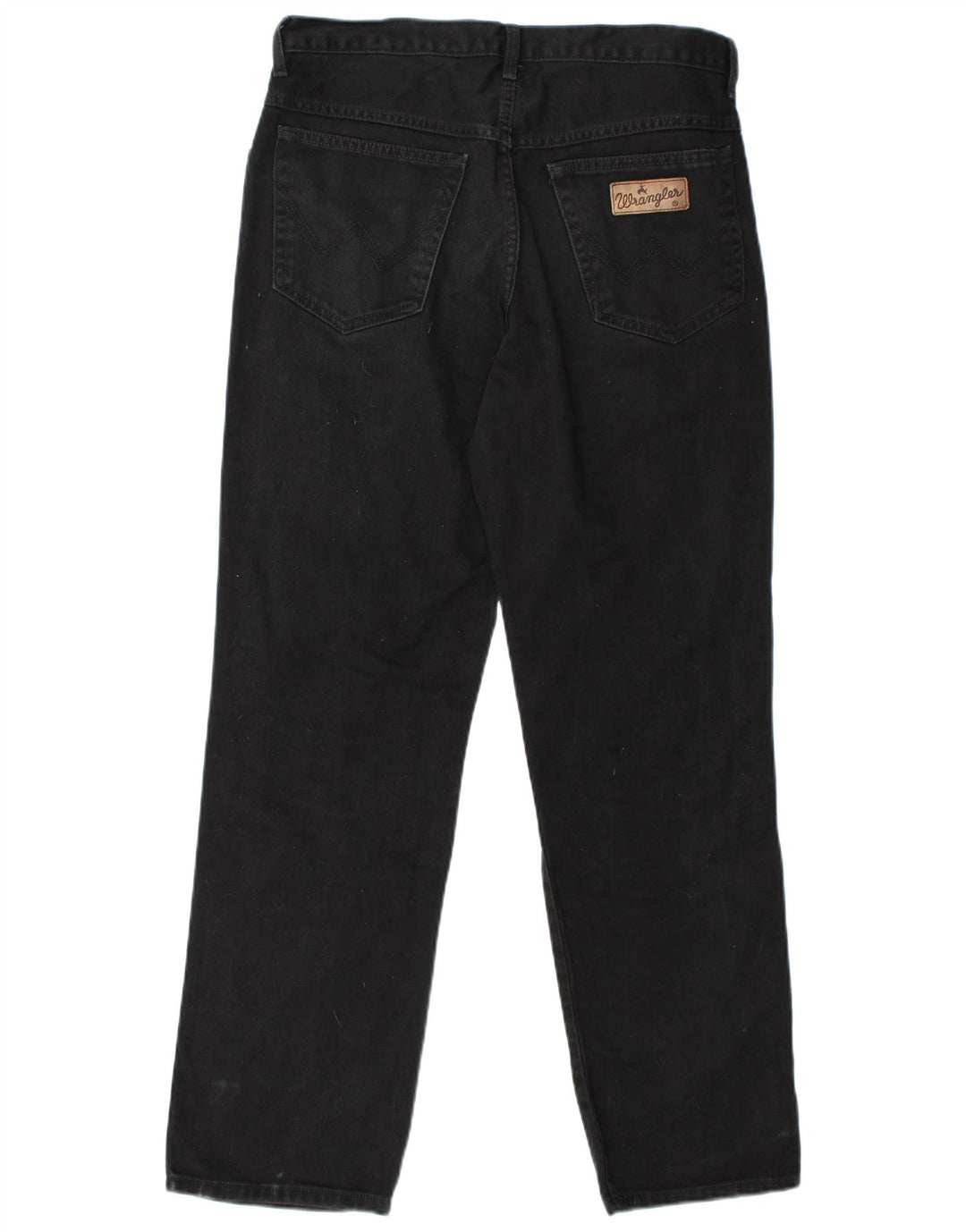 WRANGLER Masculino Ohio Straight Jeans W32 L32 Algodão Preto
