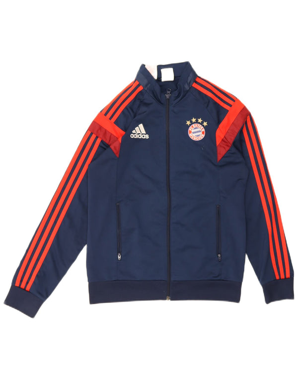 Jaqueta Adidas Boys FC Bayern Munchen Treino 13-14 Anos Azul Marinho