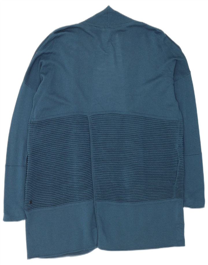 Lululemon Suéter feminino oversized com palangre aberto e cardigã US 2 XS azul