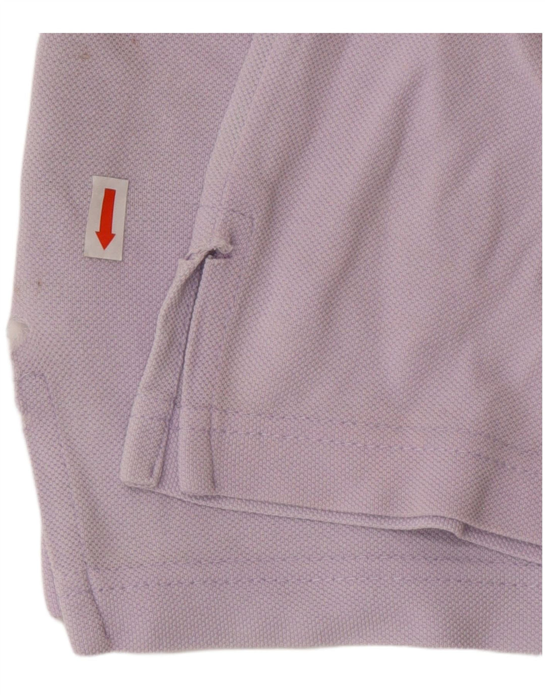 Camisa polo feminina MURPHY & NYE Reino Unido 10 algodão roxo pequeno