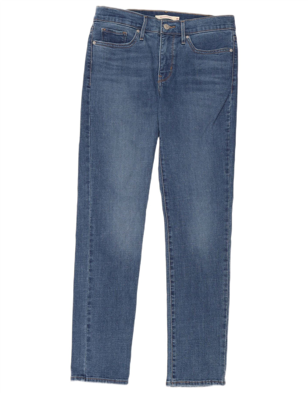 Calça jeans feminina Levi's 312 Shaping Slim W28 L30 azul algodão