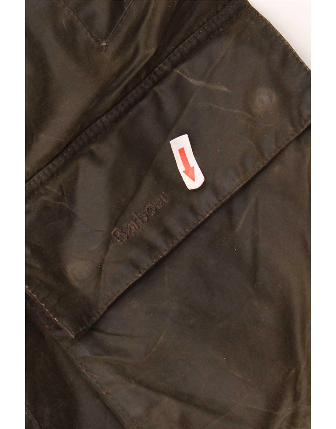 Jaqueta masculina de algodão encerado Barbour Reino Unido 38 algodão cáqui médio