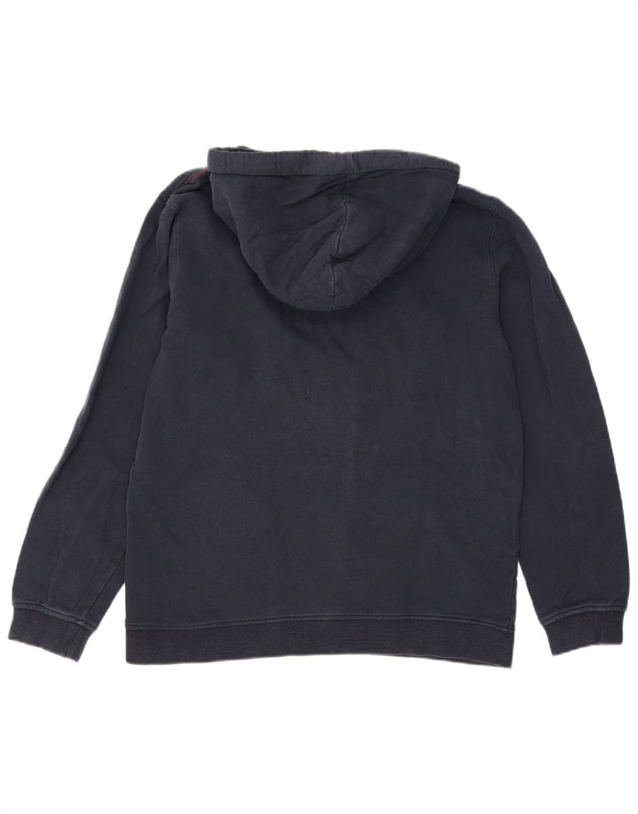 Jack & Jones moletom com capuz masculino grande algodão azul marinho