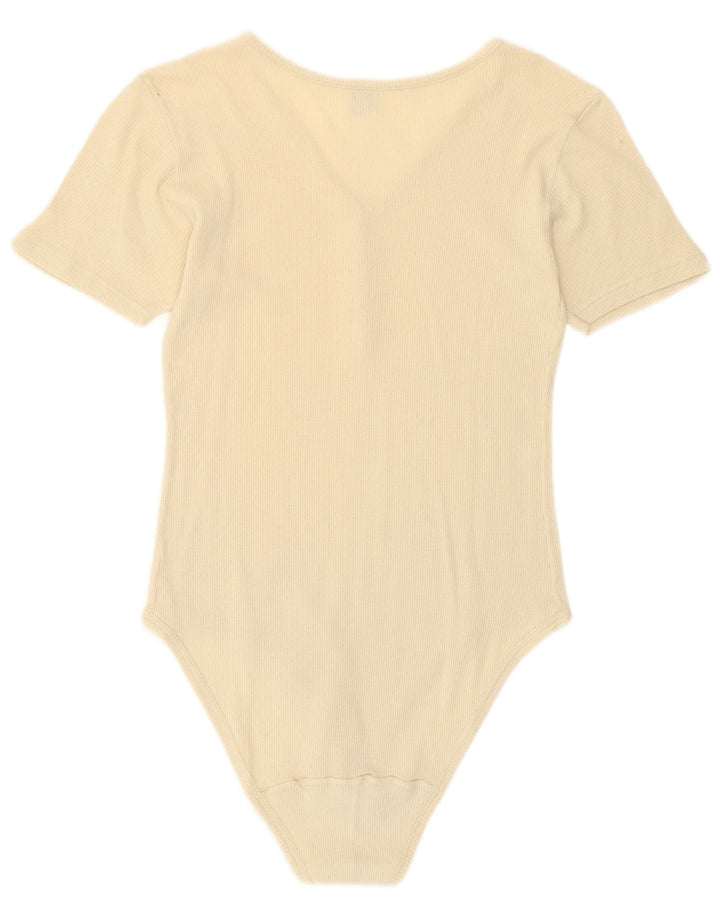 Body feminino vintage UK 8 pequeno off white
