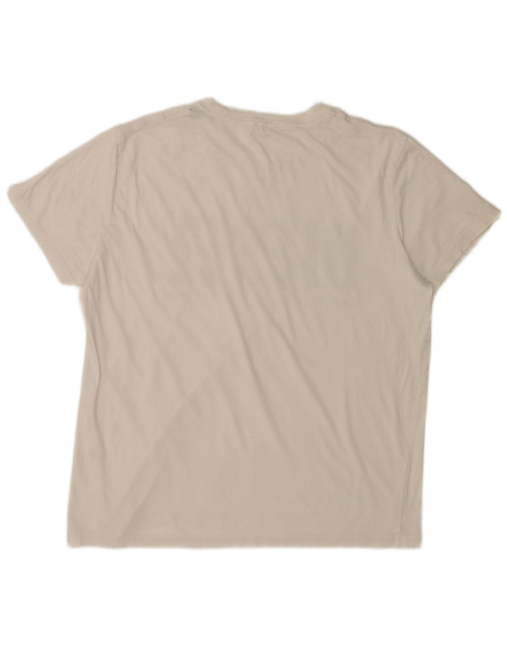 Diesel Camiseta masculina gráfica top grande off white