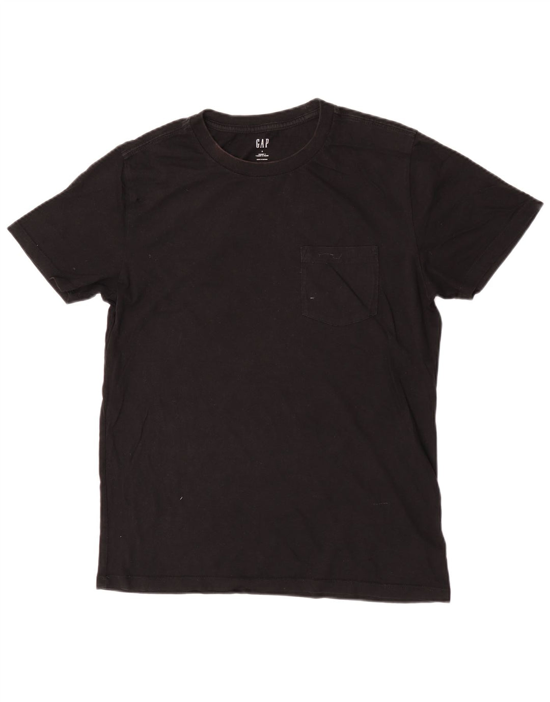 Camiseta masculina Gap top pequeno algodão preto