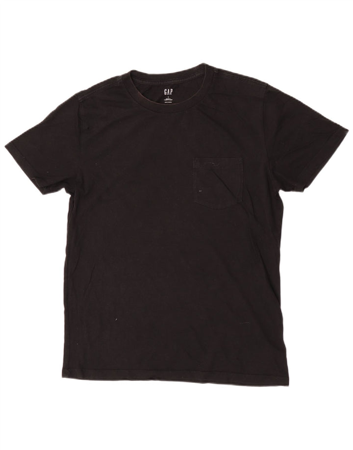 Camiseta masculina Gap top pequeno algodão preto