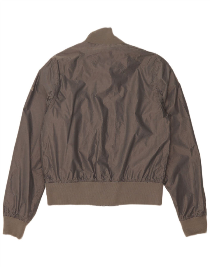 Jaqueta bomber feminina Slam UK 14 nylon cinza médio