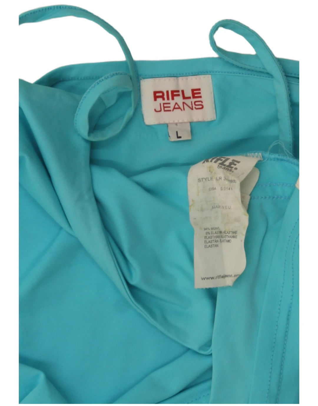 Rifle Womens Crop Cami Top UK 14 Grande Azul