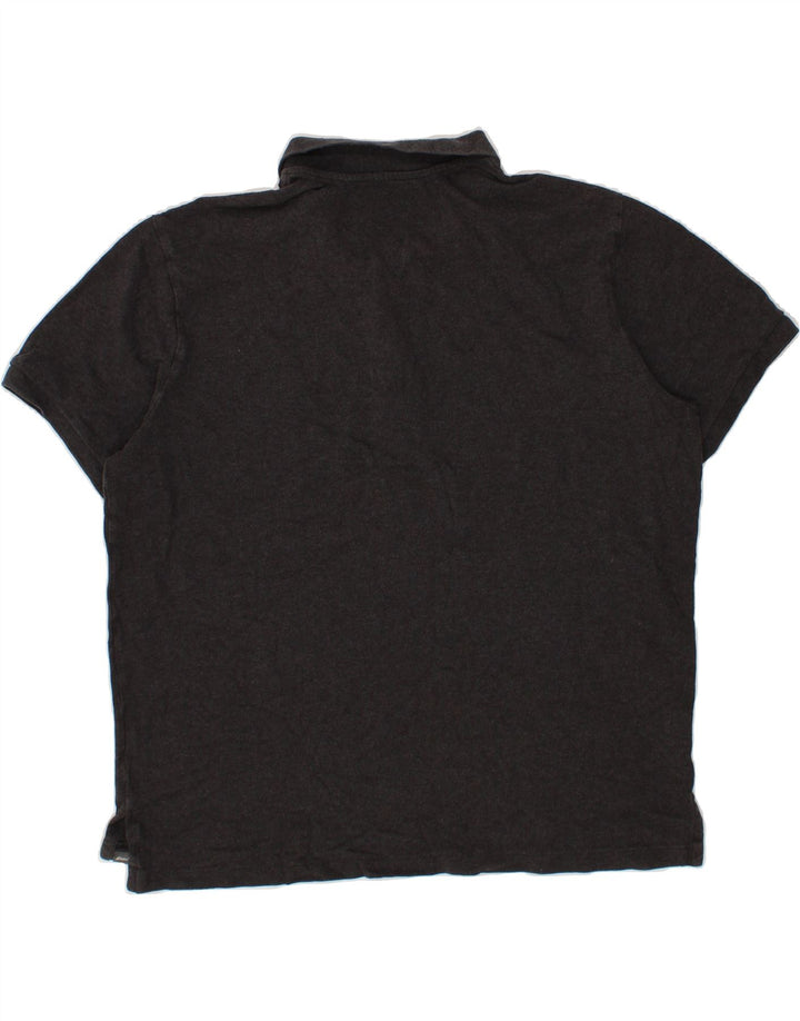 EDDIE BAUER Mens Polo Shirt XL Grey Cotton Vintage Eddie Bauer and Second-Hand Eddie Bauer from Messina Hembry 