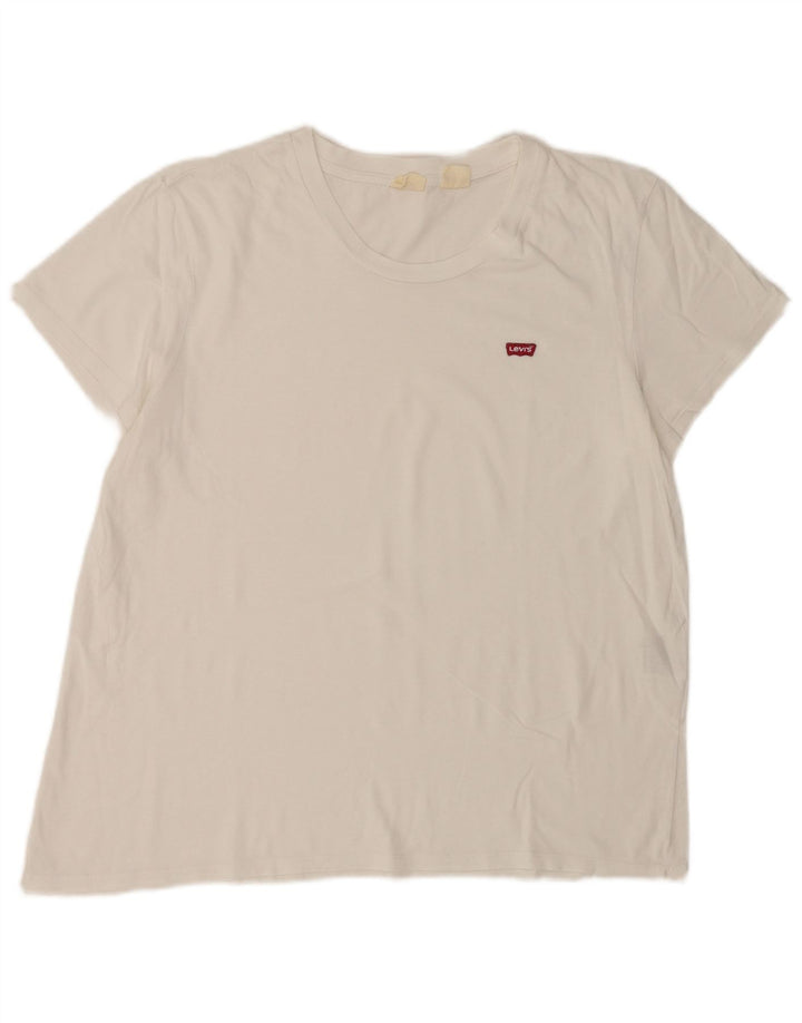 Camiseta feminina Levi's UK 18 XL branca