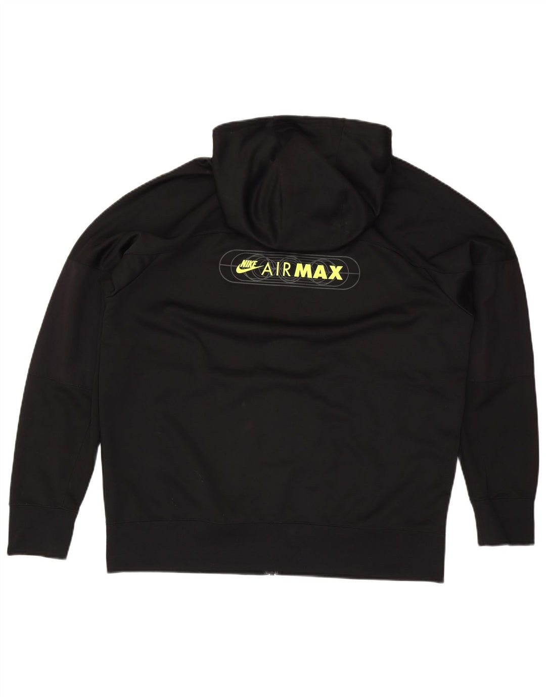Suéter Nike masculino com capuz e zíper gráfico XL preto poliéster