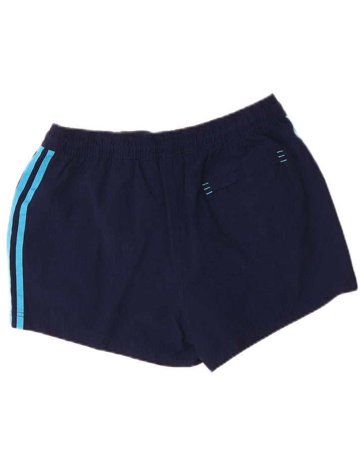 ADIDAS Mens Sport Shorts Médio Azul Marinho Poliéster