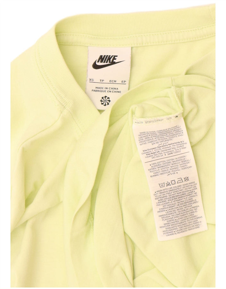 Camiseta masculina Nike Top XS algodão amarelo