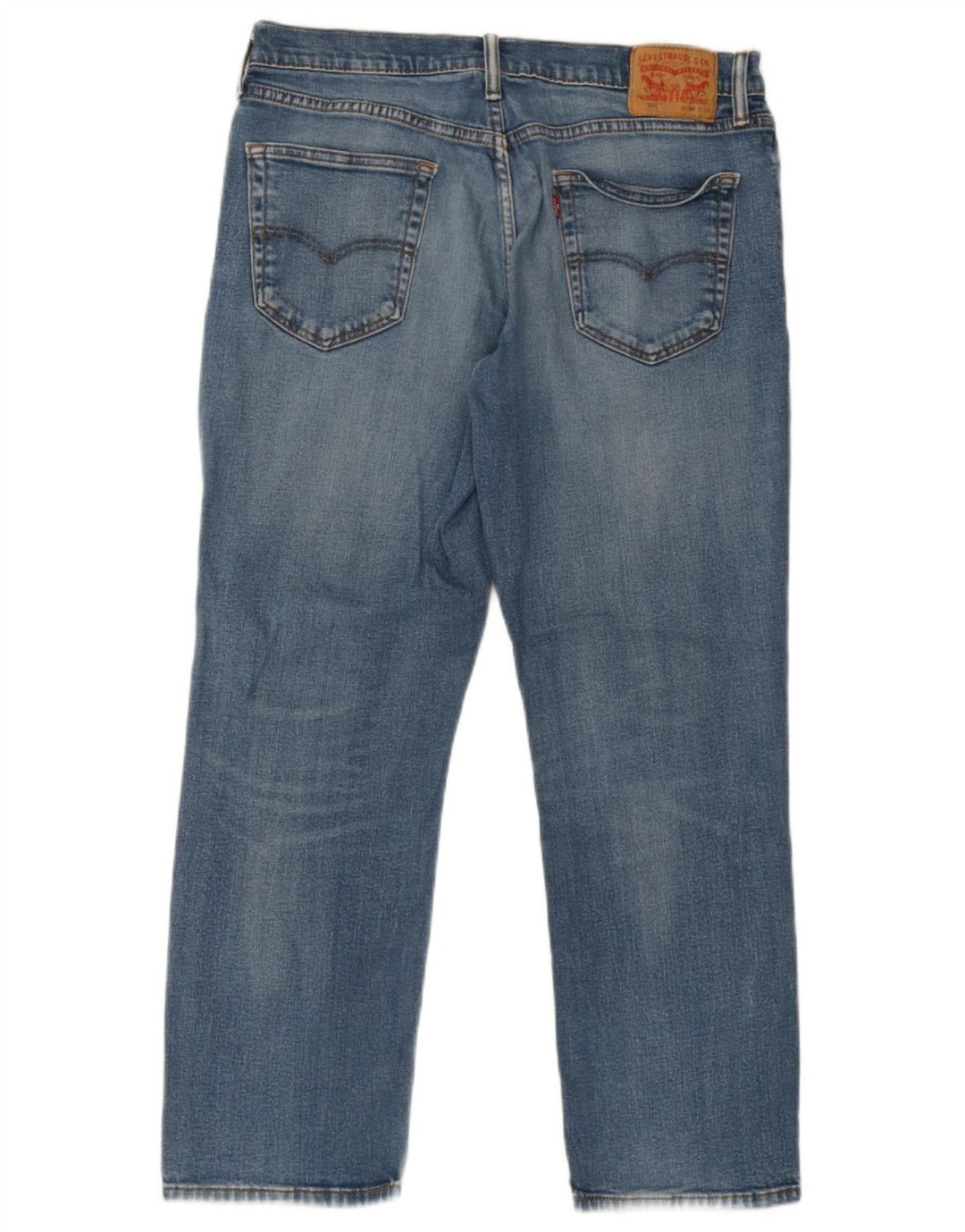 Levi's Masculino 541 Straight Jeans W34 L30 Azul Algodão