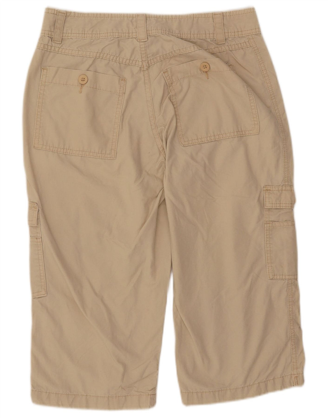 Calça feminina LEE Riders Cargo Capri W31 L18 bege