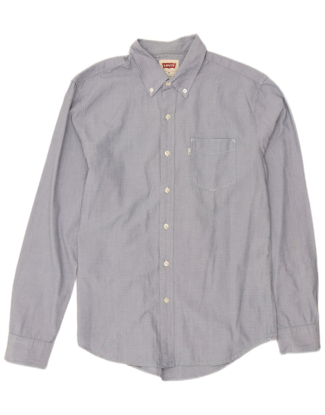 Camisa masculina LEVI'S de algodão azul médio
