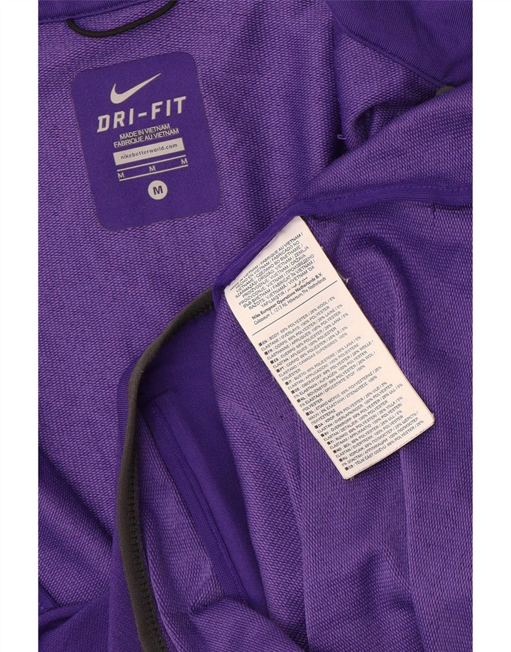 Nike Mens Tracksuit Top Jacket Médio Roxo Poliéster