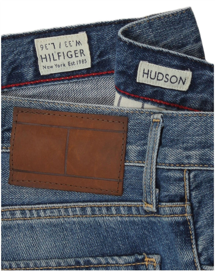 Tommy Hilfiger Masculino Hudson Straight Jeans W33 L33 Azul