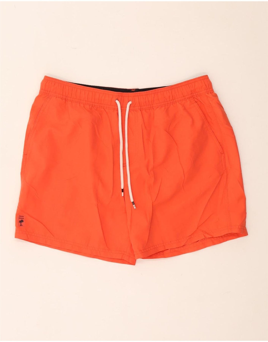 Shorts de natação masculino Marks & Spencer grande laranja poliéster