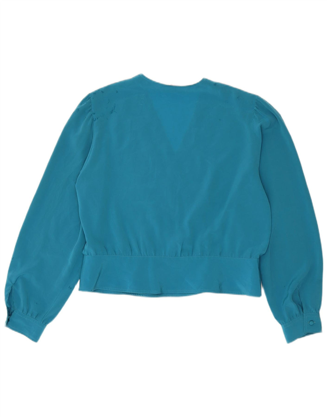 Blusa feminina Icam cropped IT 50 XL azul poliéster